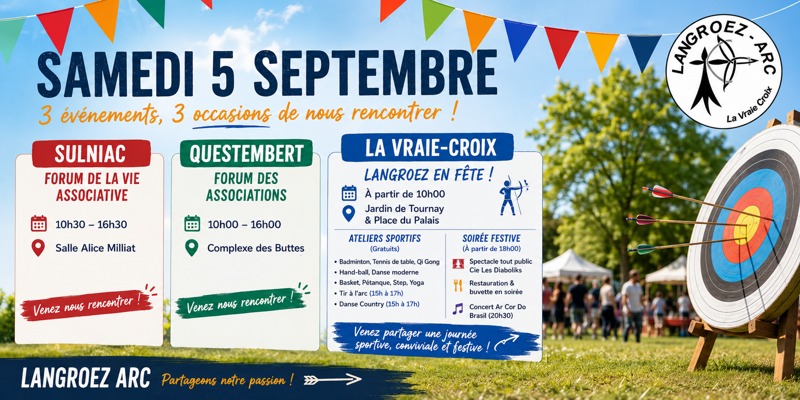 Langroez Arc vous donne rendez-vous ce samedi !